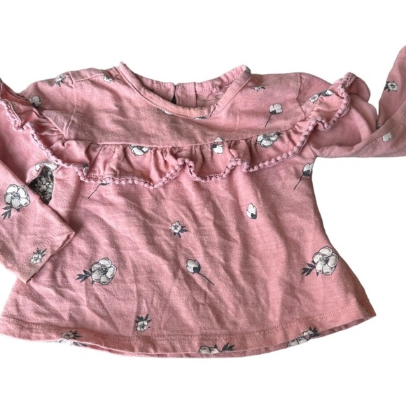 Jessica Simpson pink girls 18 month long sleeve top - Picture 1 of 4